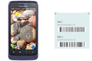 How to find the IMEI code on P700i