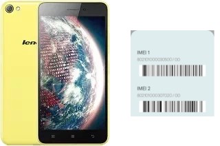 How to find the IMEI code on Lenovo S60