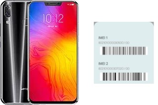 How to find the IMEI code on Lenovo Z5