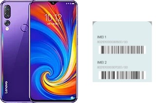 How to find the IMEI code on Lenovo Z5s