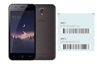 How to see the IMEI code in Lephone W12