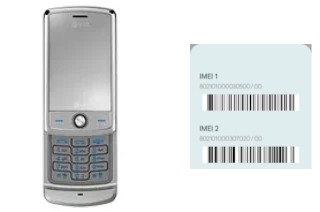 How to see the IMEI code in CU720 Shine