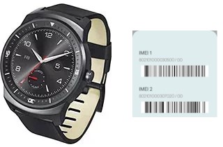 How to find the IMEI code on G Watch R W110