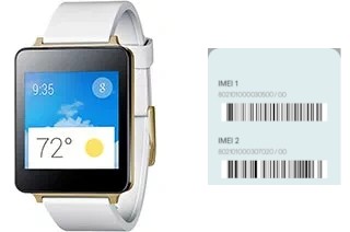 How to see the IMEI code in G Watch W100