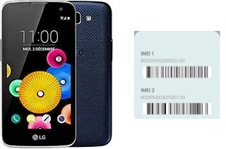 How to find the IMEI code on LG K4