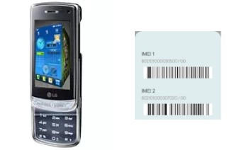 How to see the IMEI code in GD900 Crystal