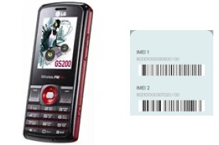 How to find the IMEI code on GS200