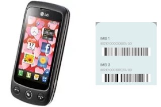 How to find the IMEI code on GS500 Cookie Plus