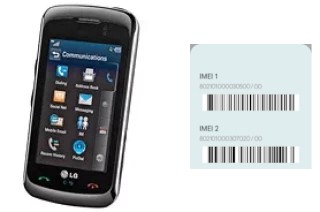 How to see the IMEI code in GT550 Encore