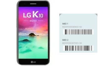 How to see the IMEI code in K10 Novo