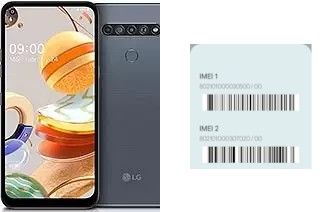 How to see the IMEI code in LG K61