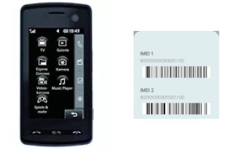 How to see the IMEI code in KB770