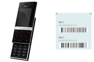 How to see the IMEI code in KE800