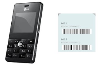 How to see the IMEI code in KE820