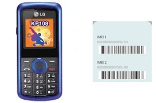 How to see the IMEI code in KP108