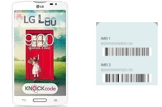 How to see the IMEI code in LG L80