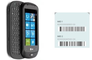 How to find the IMEI code on C900 Optimus 7Q