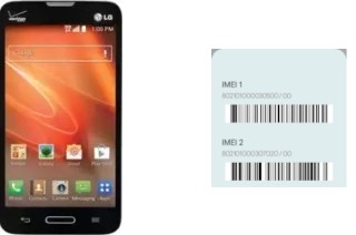 How to see the IMEI code in Optimus Exceed 2