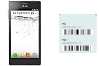 How to see the IMEI code in Optimus GJ E975W