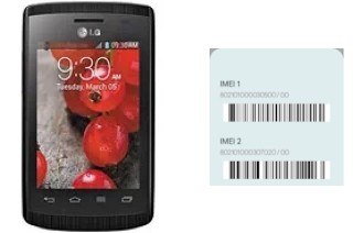 How to see the IMEI code in Optimus L1 II E410