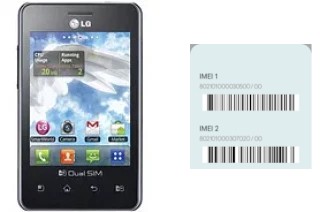 How to find the IMEI code on Optimus L3 E405