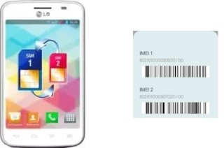 How to find the IMEI code on Optimus L4 II Dual