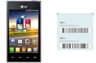 How to find the IMEI code on Optimus L5 Dual E615