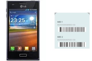 How to find the IMEI code on Optimus L5 E610