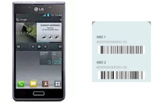 How to find the IMEI code on Optimus L7 P700