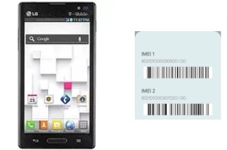 How to find the IMEI code on Optimus L9 P769