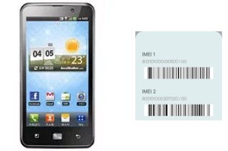 How to find the IMEI code on Optimus LTE LU6200