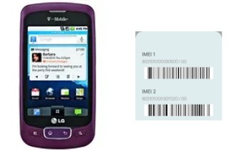 How to find the IMEI code on Optimus T