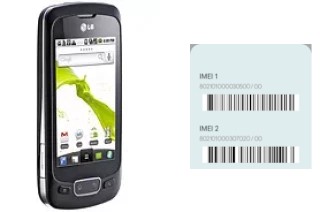 How to find the IMEI code on Optimus One P500