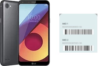 How to see the IMEI code in LG Q6+