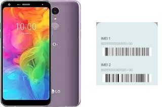 How to find the IMEI code on LG Q7