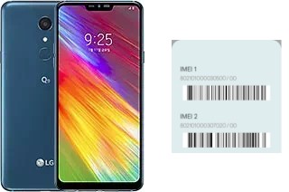 How to see the IMEI code in LG Q9