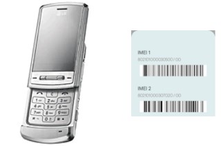 How to see the IMEI code in KE970 Shine