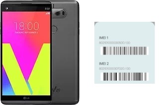 How to find the IMEI code on LG V20