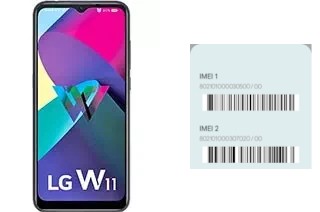 How to find the IMEI code on LG W11