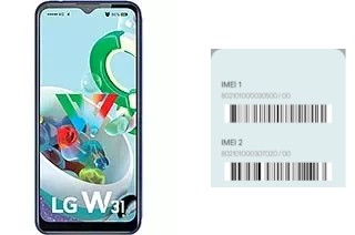 How to find the IMEI code on LG W31