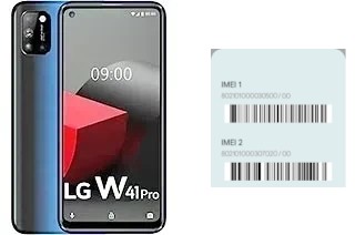 How to find the IMEI code on LG W41