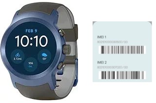 How to find the IMEI code on Watch Sport