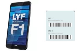 How to find the IMEI code on Lyf F1