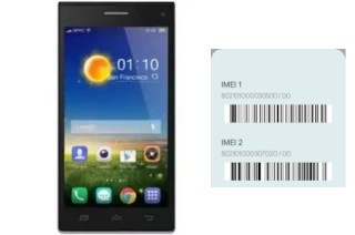 How to see the IMEI code in Aura A88