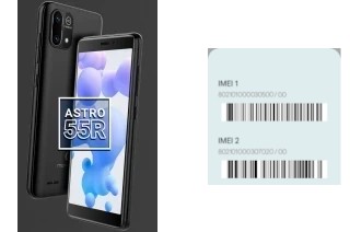 How to find the IMEI code on Astro 55r