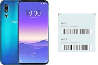 How to see the IMEI code in Meizu 16s