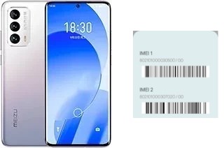 How to see the IMEI code in Meizu 18s