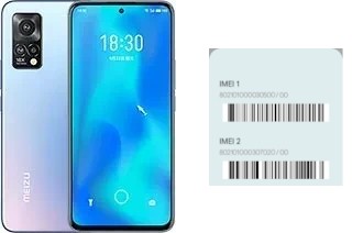 How to find the IMEI code on Meizu 18x