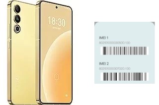 How to see the IMEI code in Meizu 20