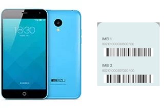 How to find the IMEI code on Meizu M1